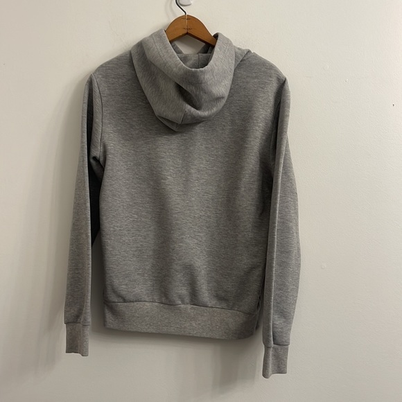 Polo Ralph Lauren Men's Grey Embossed Logo Double Knit Hoodie size S - Picture 2 of 5